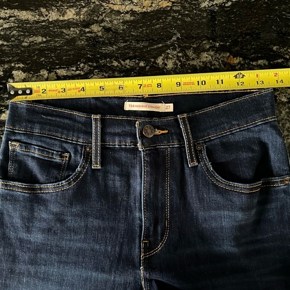 NWOT Levi’s 724 High Rise Straight Ankle - Picture 13 of 16